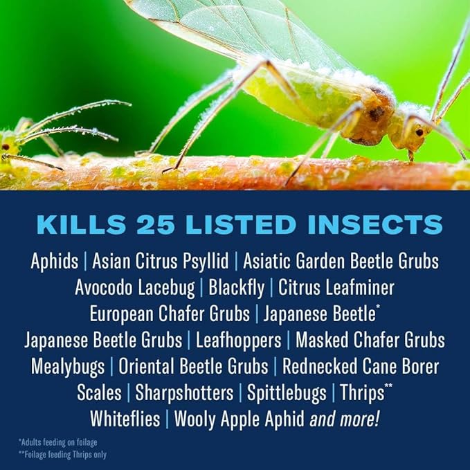 BIOADVANCED 701520A Fruit, Citrus & Vegetable Insect Control for Edible Gardening Concentrate, 32-Ounce