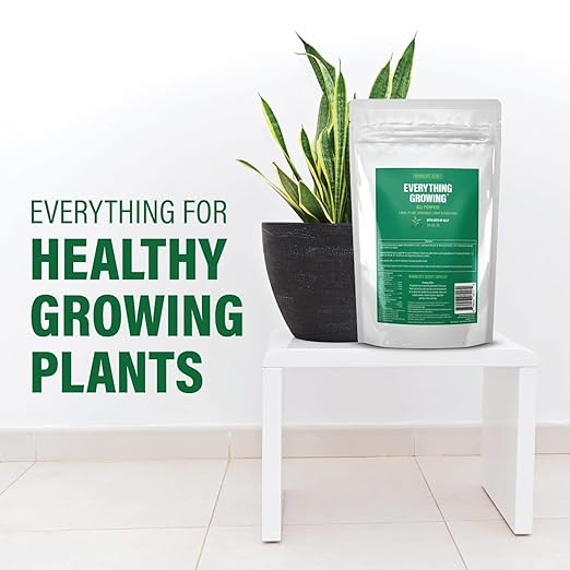Humboldts Secret Everything Growing Plant Food 20-20-20 Plant Fertilizer - Balanced Blend of Nitrogen, Phosphorus, Potassium, and Kelp - for Lawns, Gardens, Fruit Trees and House Plants (10 lb)