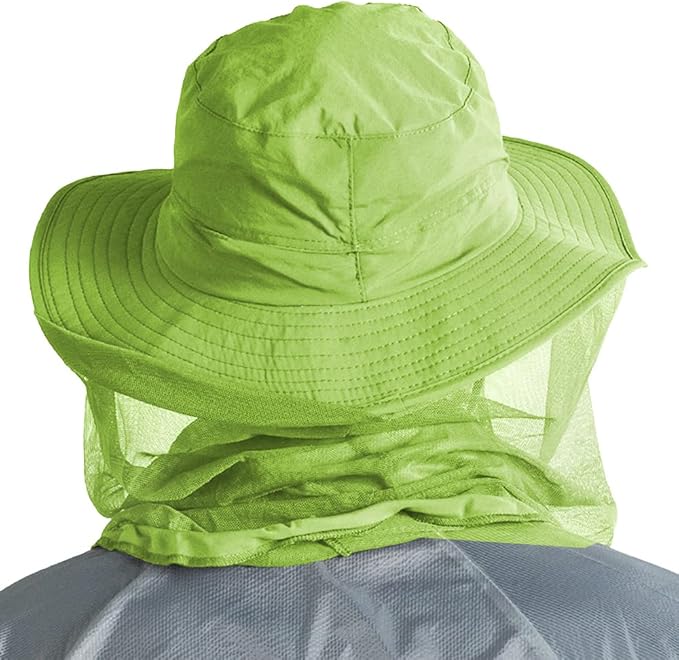 Peicees Head Net Hat for Men Women Adventure Fishing Hat Safari Hat for Hunting Camping Hiking