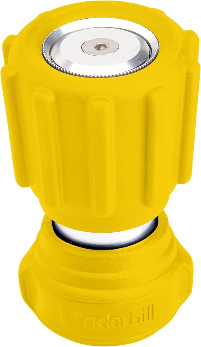 Underhill Magnum Stinger All Pressure Garden Hose Nozzle Heavy Duty Fireman Style, 11 GPM 30-100 PSI, 3/4-Inch Thread Inlet, Jet Soak Fan, NG400