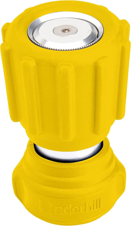 Underhill Magnum Stinger All Pressure Garden Hose Nozzle Heavy Duty Fireman Style, 11 GPM 30-100 PSI, 3/4-Inch Thread Inlet, Jet Soak Fan, NG400