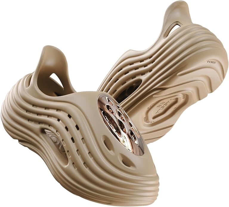 Unisex Breathable Wave Clogs - Lightweight Garden Shoes with Ventilation Holes, Non-Slip Indoor Outdoor Clogs for Men and Women