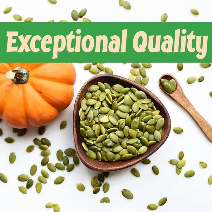 Sincerely Nuts Shelled Pepitas Pumpkin Seeds Salted (1 lb bag) | Delicious Nutrient Dense Low Carb Snack | High in Magnesium & Manganese Minerals |Gluten Free | Kosher |Great for Cooking