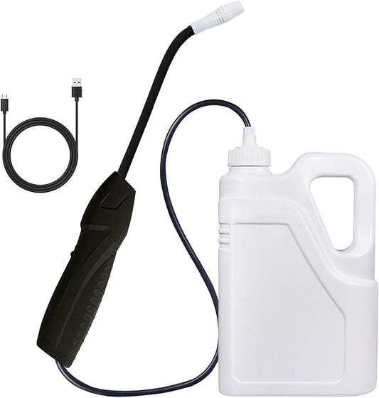Battery Powered Sprayer 0.5 Gallon/2L Garden Sprayer with Upgraded USB Rechargeable Automatic Plant Mister Electric Sprayer in Lawn and Garden, white, ZSYATN-S-23