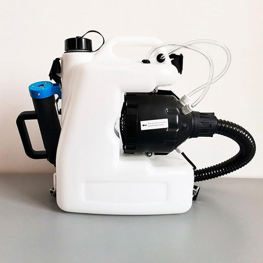 12L Electric ULV Cold Fogger Backpack with 3.17 Gallon Tank Commercial Sprayer Portable Fogger Sprayer Machine with 18" Extension for Large Area Coverage - Misting Machine