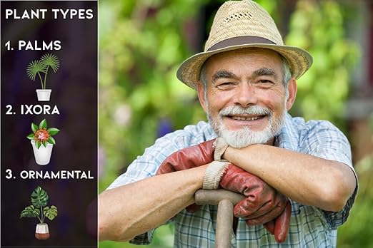 Premium 8-4-8 Professional Palm Tree Fertilizer Plant Food |Indoor Potted Plants and Outdoor Landscape Palm Trees | Quick-Release Nitrogen Fertilizer and Continuous Feeding (4 Quart)