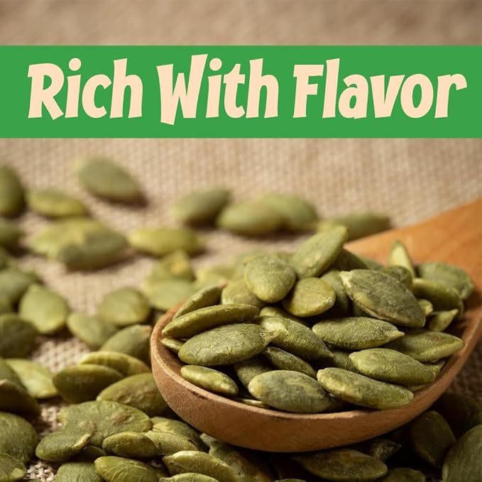 Sincerely Nuts Shelled Pepitas Pumpkin Seeds Salted (1 lb bag) | Delicious Nutrient Dense Low Carb Snack | High in Magnesium & Manganese Minerals |Gluten Free | Kosher |Great for Cooking