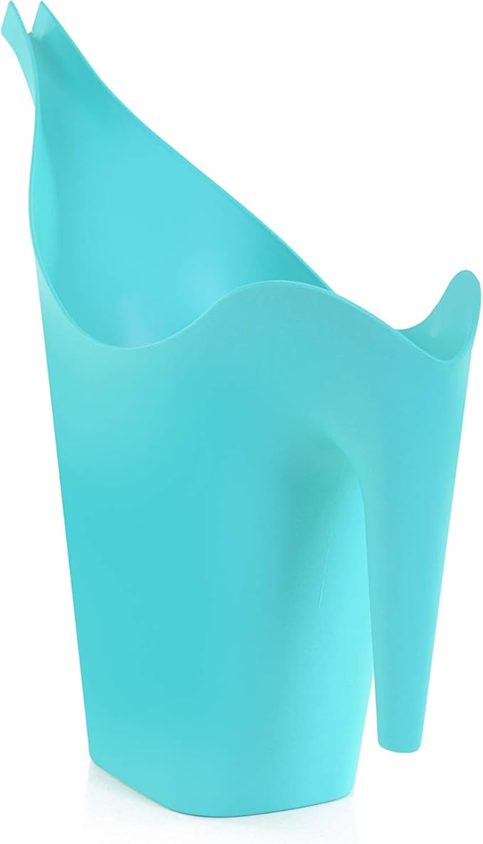Mintra 1/2 Gallon Plant Watering Can, Indoor Outdoor Water Can for Plants, Long Spout Plastic Water Pitcher for Watering Flower Succulent, Durable and Lightweight, 2L/68 oz, 1 Pack, Teal
