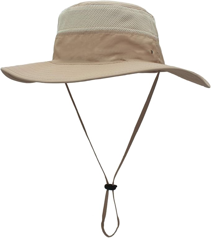 Home Prefer UPF 50+ Men's Sun Hat Wide Brim Bucket Hat UV Protection Hat for Mens Womens Beach Safari Gardening Golf Fishing