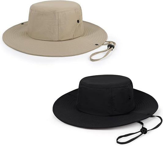 Wide Brim Sun Hats Waterproof Bucket Hat UV Protection Fishing Hat Summer Packable Fisherman Hat for Men and Women