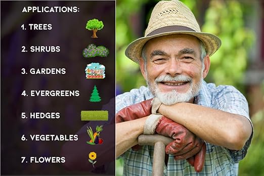 Gardenera 6-6-6 All-Purpose Professional Plant Food Fertilizer | Ideal for Winter Care & Spring Feeding, Perfect Balanced NPK for Indoor and Outdoor Plants [16 OZ]