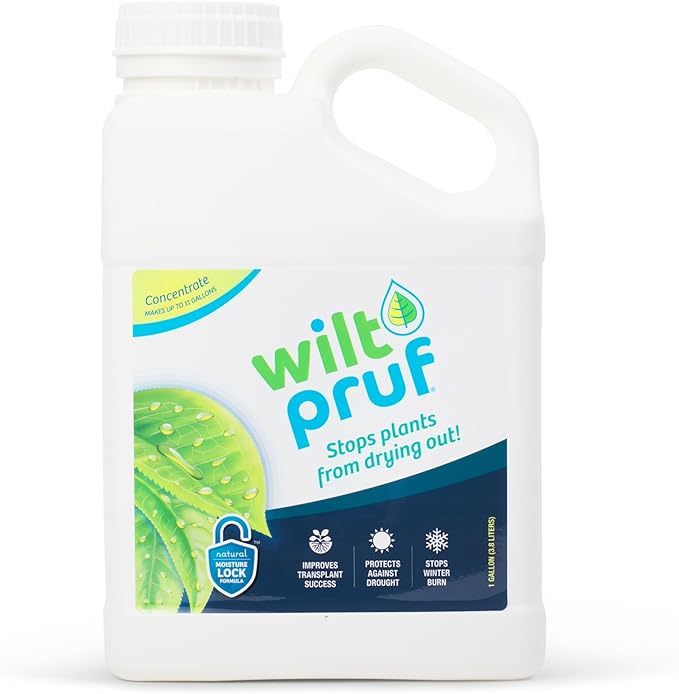 Wilt-Pruf® Concentrate | Organic Plant Protector | Professional-Grade Moisture Retention | 1 Gallon (128 oz)