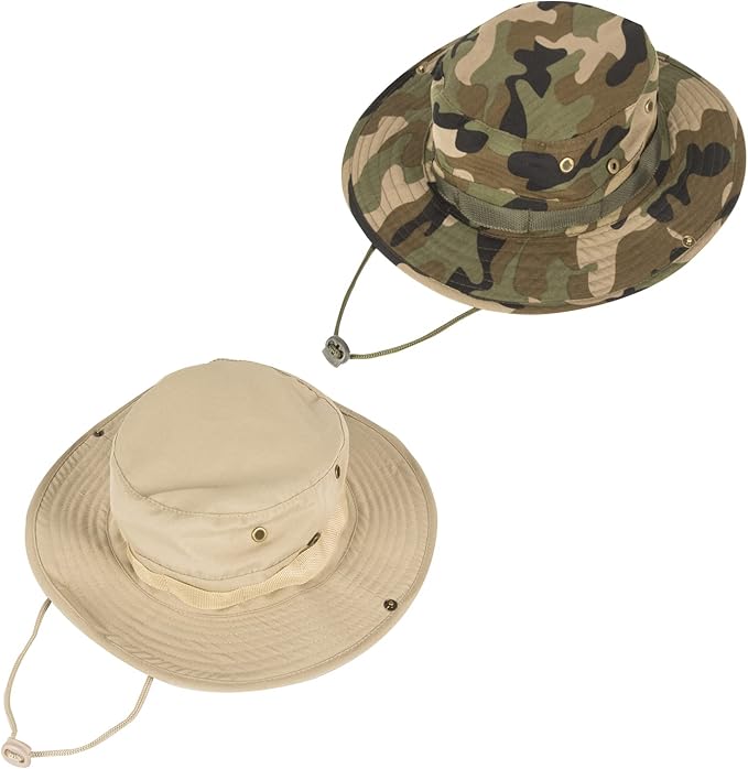 Sun Hats for Men Women Bucket Hat UPF 50+ Boonie Hat Foldable UV Protection Hiking Beach Fishing Summer Safari