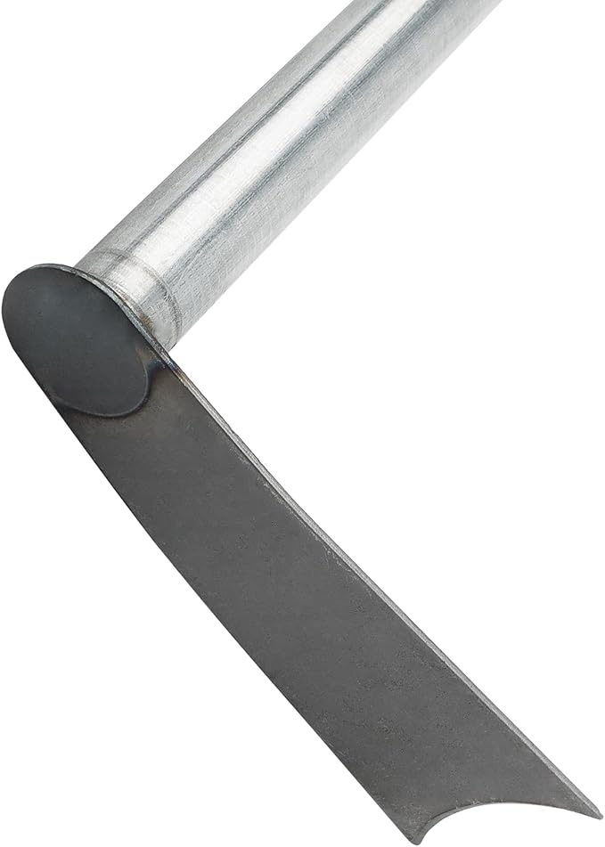 5 PCS Hoe Garden Tool Set, Hoe and Cultivator Hand Tiller, Heavy Duty Digging Hoes, 2 Fork and 3 Fork Hand Tiller for Gardening Weeding Digging Loosening Soil, Carbon Steel