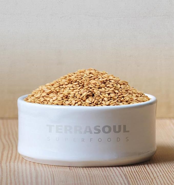 Terrasoul Superfoods Organic Golden Flax Seeds, 2 Lbs - Fiber | Protein | Omega Fats