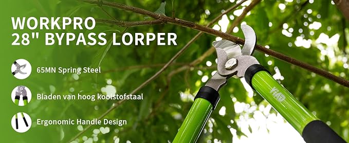 YIAD Loppers for Tree Trimming, Garden Shears Set-Heavy Duty Branch Cutter Pruning Shears Set, Labor Saving and Durable Garden Clippers, Loppers for Gardening Plants, Flowers and Tree Trimmer