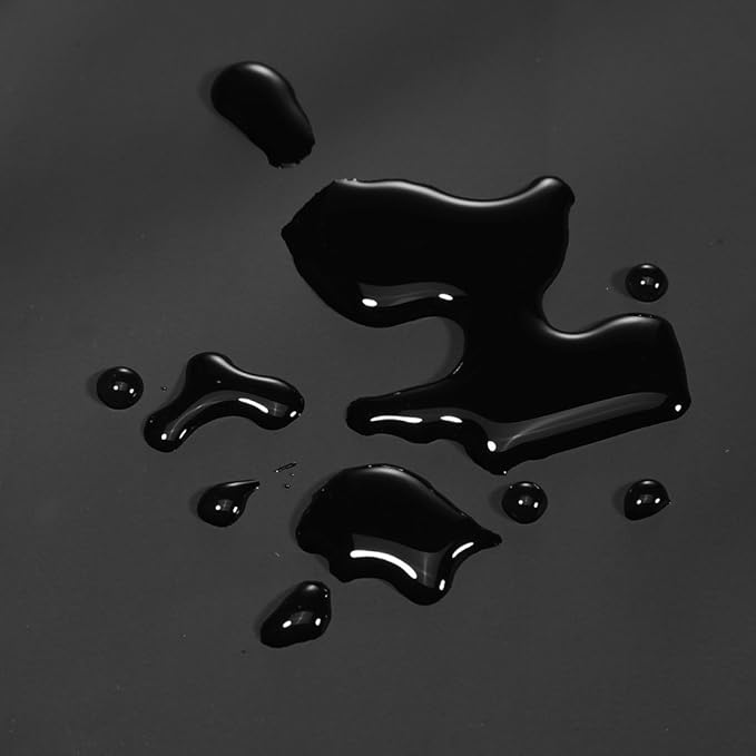 VWELL Rubber Vinyl 41.5'' Waterproof Apron for Men Women, Dishwashing, Chemical Lab Work Apron Butcher Apron PVC Grooming Apron