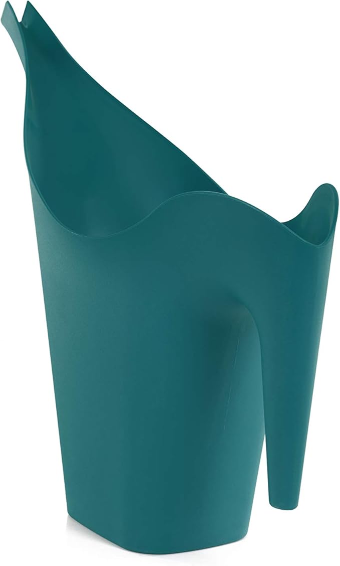 Mintra 1/2 Gallon Plant Watering Can, Indoor Outdoor Water Can for Plants, Long Spout Plastic Water Pitcher for Watering Flower Succulent, Durable and Lightweight, 2L/68 oz, 1 Pack, Forest Green