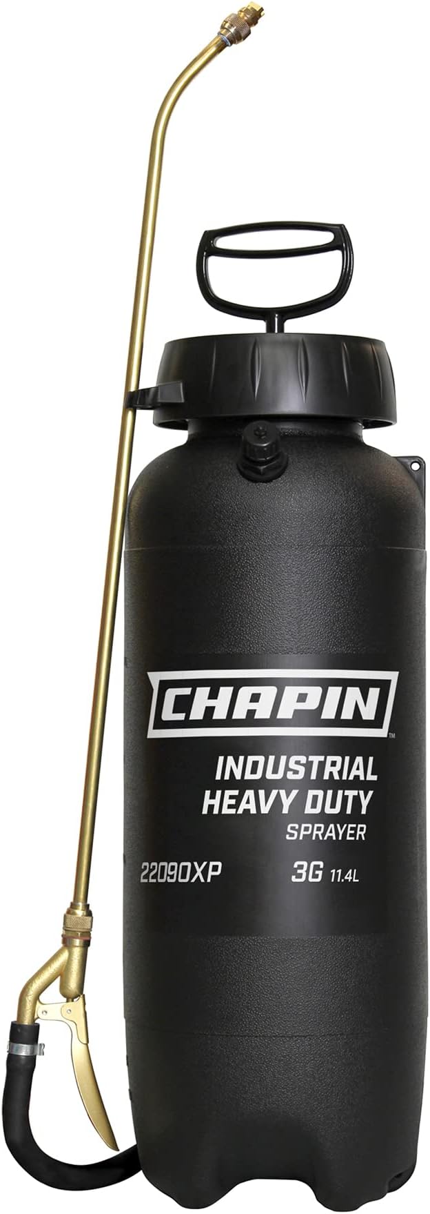 Chapin 22090XP Industrial 3-Gallon Poly Heavy-Duty Sprayer for Solvents, Pesticides, Herbicides and Fertilizers, 3-Gallon (1 Sprayer/Package)