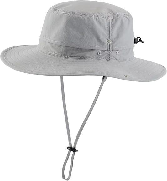 Connectyle Sun Hat for Men Women Outdoor UV Protection Safari Hat for Fishing Hiking Gardening Breathable Cowboy Hat UPF50