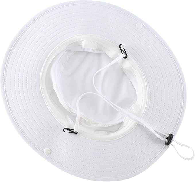 Home Prefer UPF50+ Mens Sun Hat Wide Brim Womens UV Protection Beach Bucket Hat for Fishing Hiking Snap Up Cowboy Hat