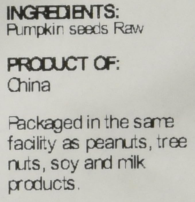 Sincerely Nuts - Raw Unsalted Shelled Pepitas Pumpkin Seeds | Healthy Antioxidant All Natural Snack Food or Toppings | Vegan, Kosher, Gluten Free Food | High in Protein 3(LB) Bag