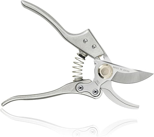 TONMA Pruning Shears for Gardening [Made in Japan] 8 Inch Bypass Garden Scissors Secateurs, Premium Japanese Gardening Tools Hand Pruner Clippers with Ergonomic Handle