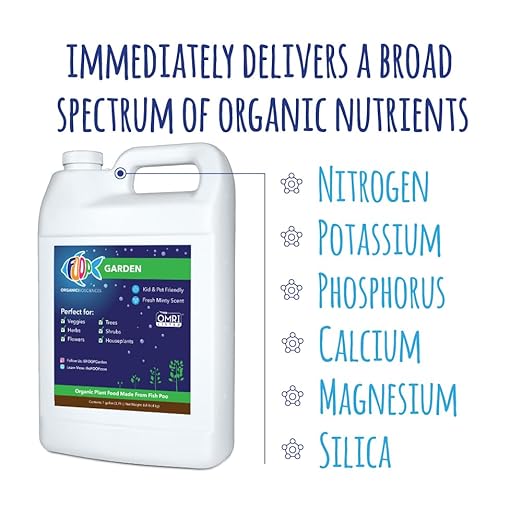 FOOP Garden - Organic Liquid Plant Food Made from Fish Manure (with Fresh Minty Scent) | Fish Fertilizer Alternative Perfect for Veggies, Herbs, Flowers,Trees,Shrubs | Kid&Pet Friendly (1G, 2 Pack)