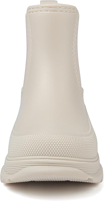Women's Short Rain Boots Waterproof Slip On Ankle Chelsea Booties
