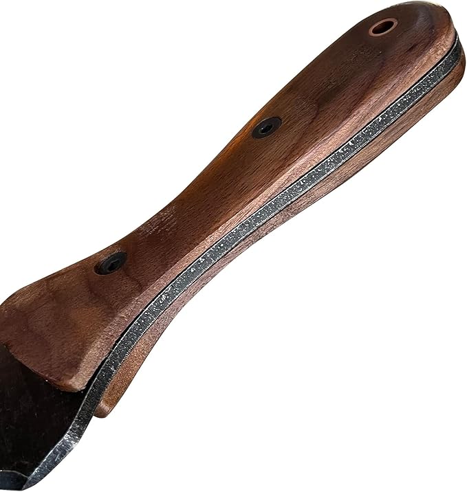 Garden Guru Hori Hori Gardening Knife for Weeding Digging & Cultivating - Stainless Steel Full Tang Blade, Walnut Wood Handle, Marks for Measuring Planting Depth, with Nylon Sheath - 1 Case (30 Pcs)