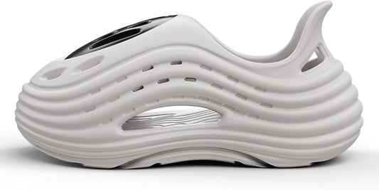 Unisex Breathable Wave Clogs - Lightweight Garden Shoes with Ventilation Holes, Non-Slip Indoor Outdoor Clogs for Men and Women