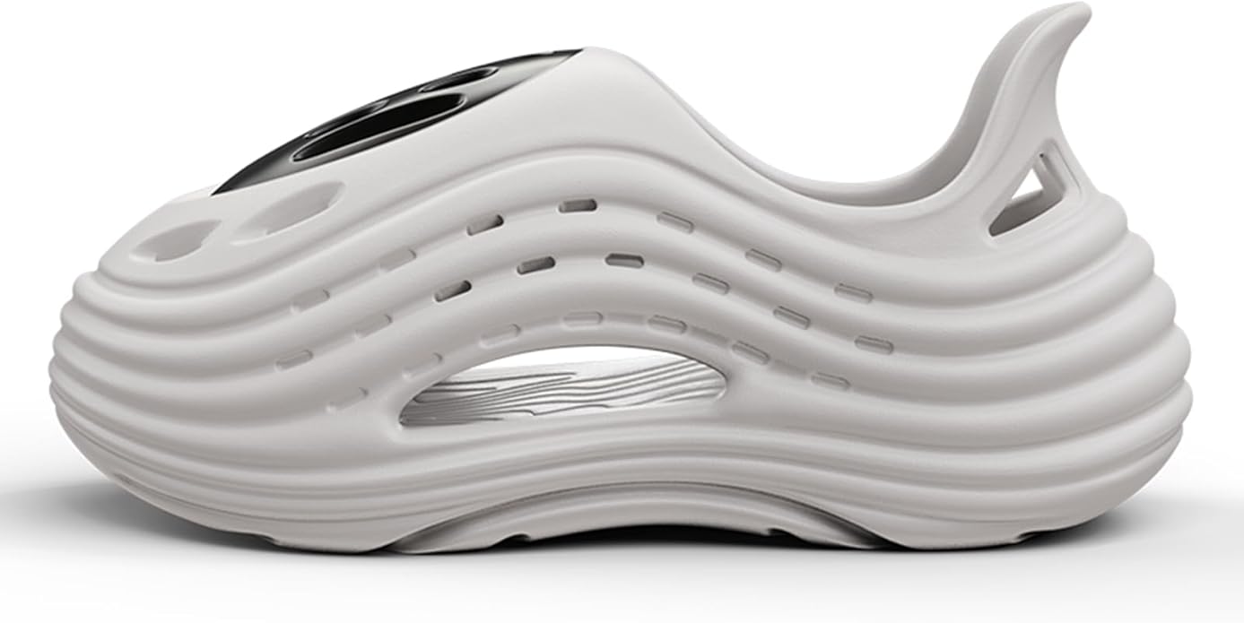 Unisex Breathable Wave Clogs - Lightweight Garden Shoes with Ventilation Holes, Non-Slip Indoor Outdoor Clogs for Men and Women