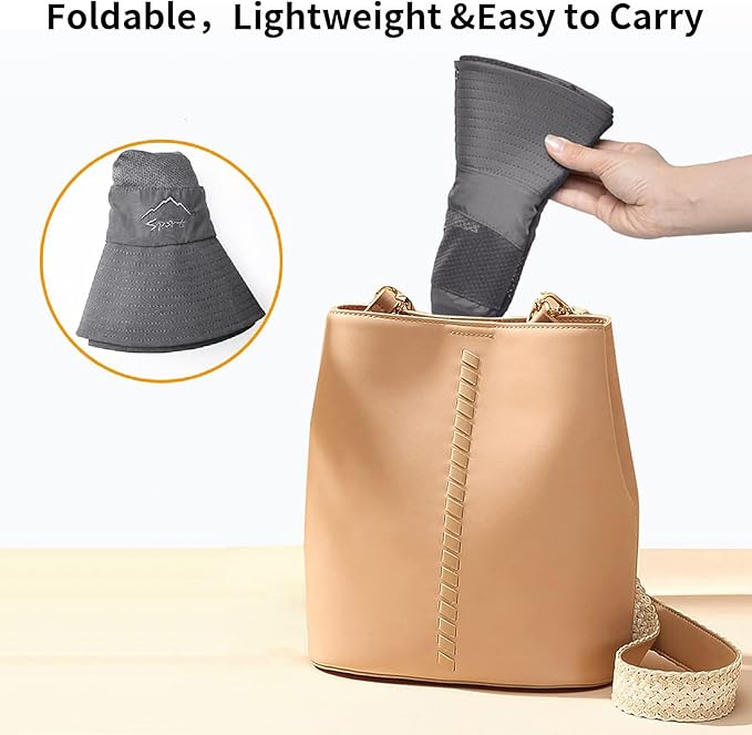 Sun Hats for Men Women Fishing Hat UPF 50+ Breathable Wide Brim Summer UV Protection Hat