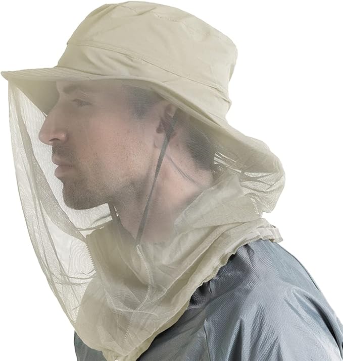 Peicees Head Net Hat for Men Women Adventure Fishing Hat Safari Hat for Hunting Camping Hiking