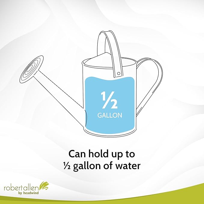 Robert Allen MPT01504 Danbury Watering Can, 0.5 Gallon, Oceanside