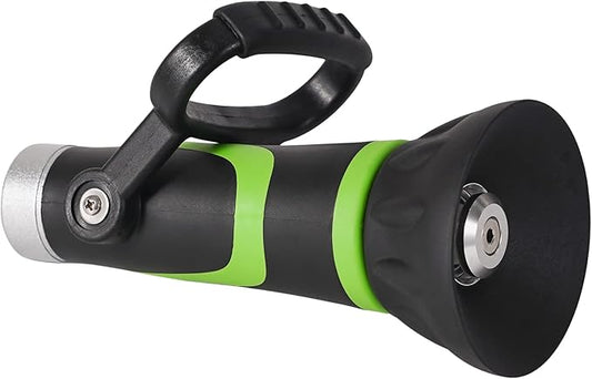 GREEN MOUNT GSFNG98 Garden Hose Nozzle, Fireman's Hose Heavy Duty Nozzle, Premium Constructed Sprayer with Ergonomic Handle for Arthritis