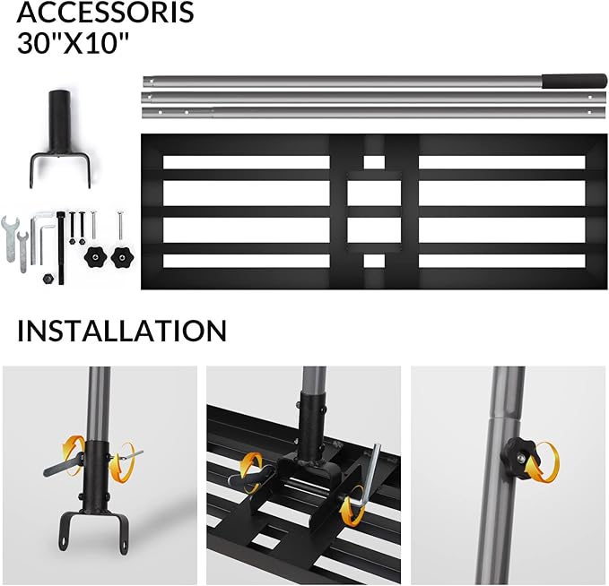 Walensee Lawn Leveling Rake, 7FT 30"x10" Levelawn Tool, Heavy Duty Effort Saving Lawn Level Tool, Steel Handle Lawn Leveler for Yard Garden Golf Course, Ease Level Soil Sand Dirt Surfaces