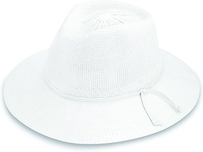 Wallaroo Hat Company Women’s Victoria Fedora – UPF 50+ UV Protection, Wide Brim, Medium Size, Packable & Adjustable Sun Hat