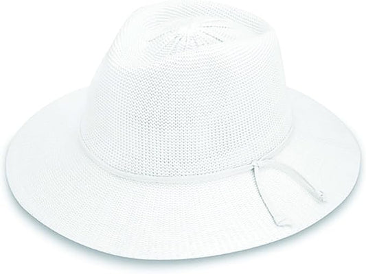Wallaroo Hat Company Women’s Victoria Fedora – UPF 50+ UV Protection, Wide Brim, Medium Size, Packable & Adjustable Sun Hat