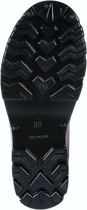 Asgard Women's Mid Calf Rain Boots Printed Waterproof Rubber Boots Short Garden Shose