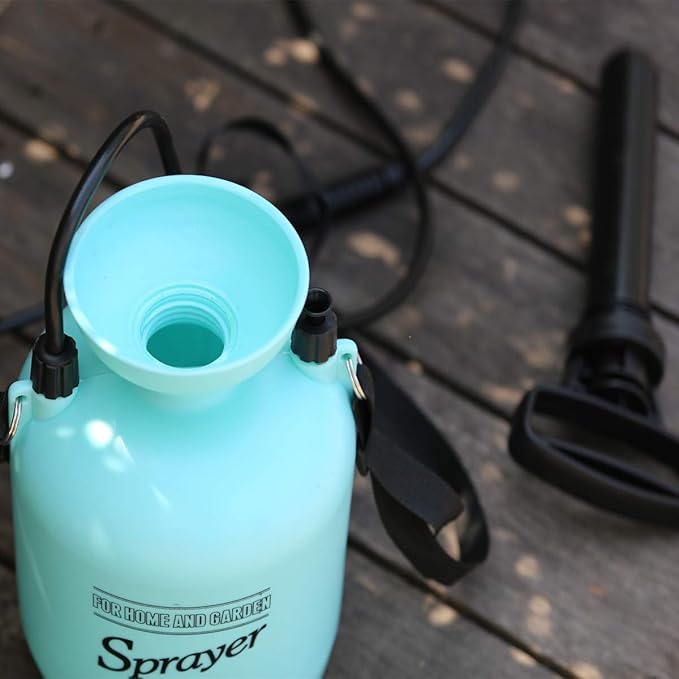 CLICIC Lawn and Garden Portable Sprayer 0.8 Gallon / 3 L - Pump Pressure Sprayer Includes Shoulder Strap.