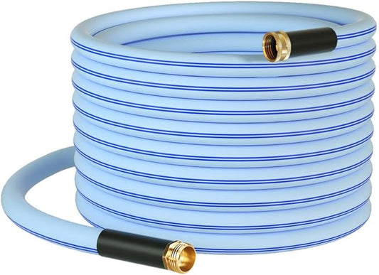 Atlantic Heavy Duty Garden Hose 75 ft x 5/8 Inch Blue Color Water Hose (75 Feet)