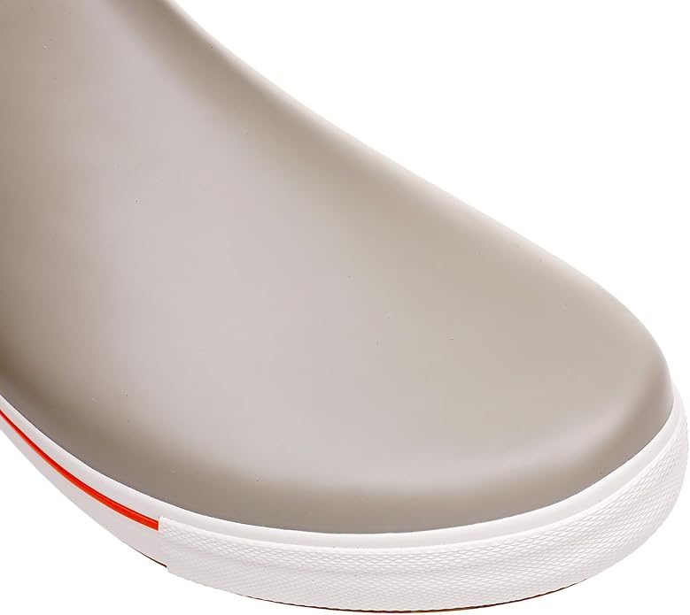 WTW Womens Rain Boots Deck Boots for Men - Lightweight Waterproof Rubber Fishing Rain Shoes with High Traction for Gardening Camping