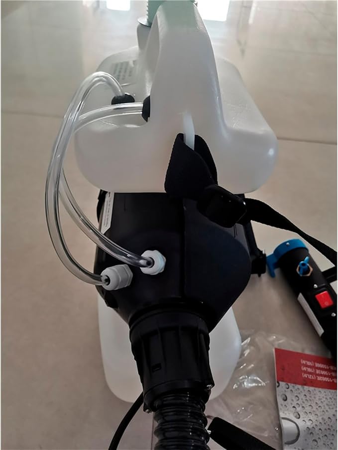 10L Electric ULV Cold Fogger Backpack with 2.64 Gallon Tank Commercial Sprayer Portable Fogger Sprayer Machine with 18" Extension for Large Area Coverage - Misting Machine