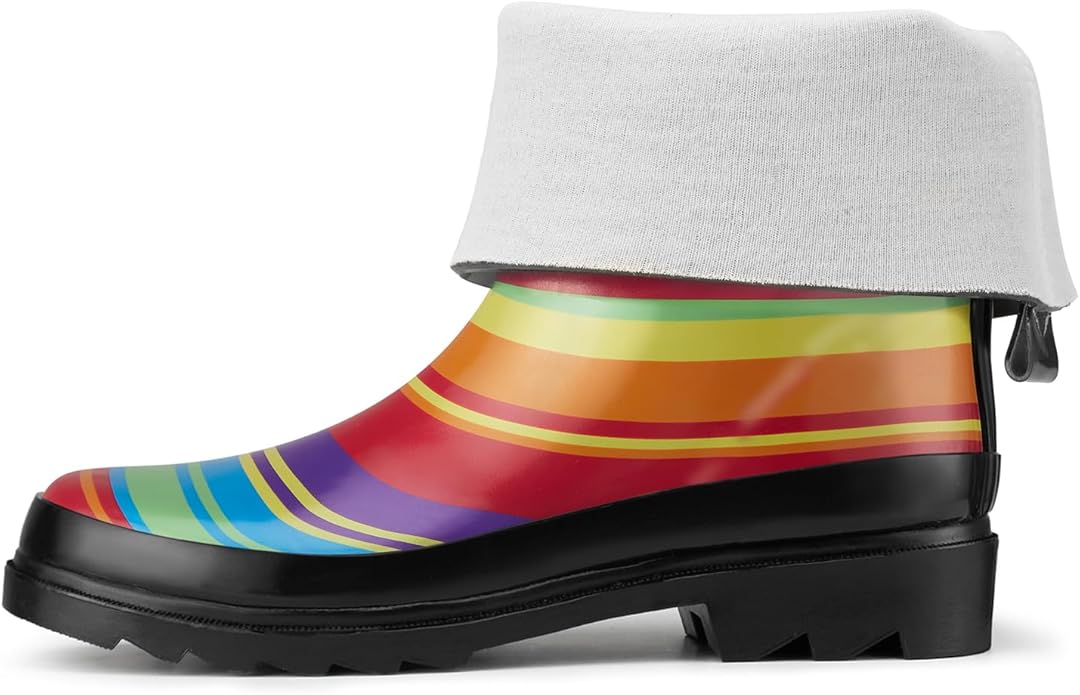 HISEA Rubber Rain Boots for Women Waterproof Garden Mud Boots