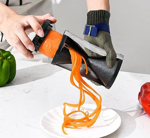 ANSI A9 Cut Resistant Gloves, Upgrade 2.0Food Grade 316Stainless Steel Wire Mesh Metal Gloves,Cutting Gloves Kitchen, Oyster Shucking, Fillet Cutting,Meat Cutting and Metal Processing(XXL-1PCS)