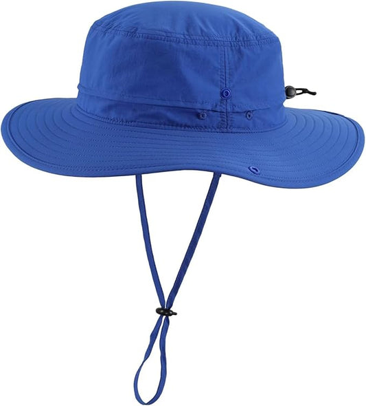 Connectyle Sun Hat for Men Women Outdoor UV Protection Safari Hat for Fishing Hiking Gardening Breathable Cowboy Hat UPF50