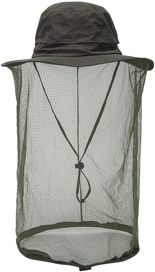 Peicees Head Net Hat for Men Women Adventure Fishing Hat Safari Hat for Hunting Camping Hiking