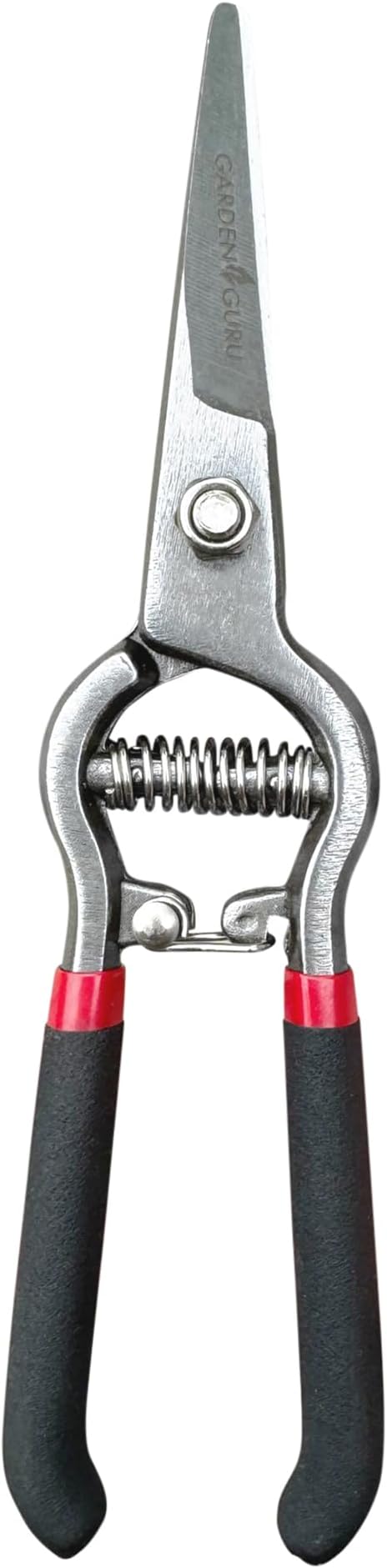 GARDEN GURU Classic Bypass Pruning Shears Clippers – Heavy Duty Forged Steel Garden Pruners – Safety Lock – Non Slip Comfort Grips – Cuts up to 1” Diameter – Professional Bypass Pruners (4 Pack)