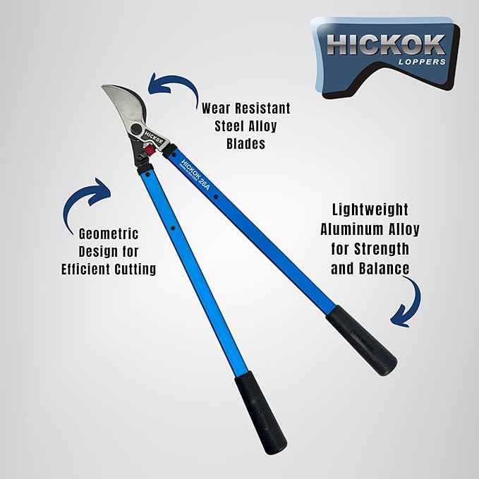 Heavy Duty Loppers for Tree Trimming – 26" Branch Cutter & Pruning Shears with Long Handle | Lightweight Aluminum Tree Trimmer | Professional-Grade Pruner Made in USA